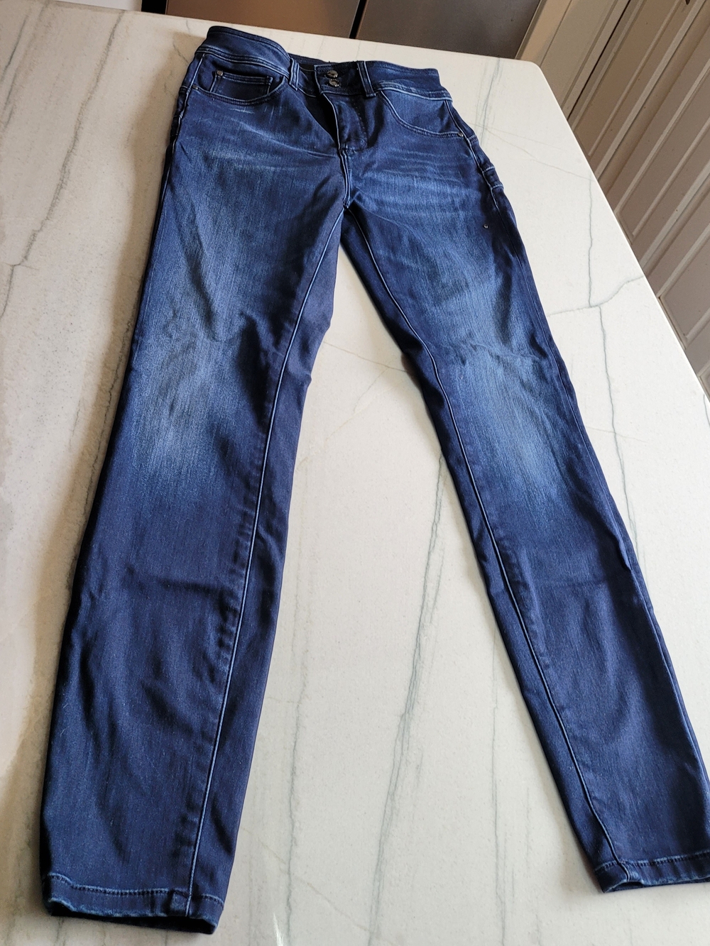 Guess Dark Indigo Skinny High Jeans